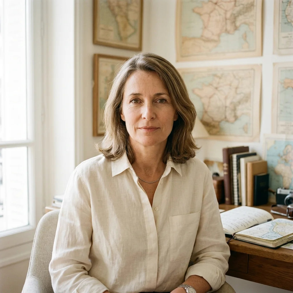 Portrait de Brigitte Escoffier, rédactrice en chef de Sur le Départ